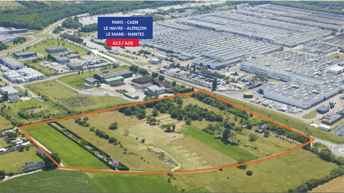 The Moulin IV business park is for industrial and industrial service The Moulin IV business park