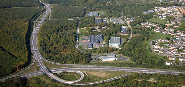La Vente Olivier, business park dedicated to industry, services to industry and the tertiary sector Parc d'activités La Vente Olivier