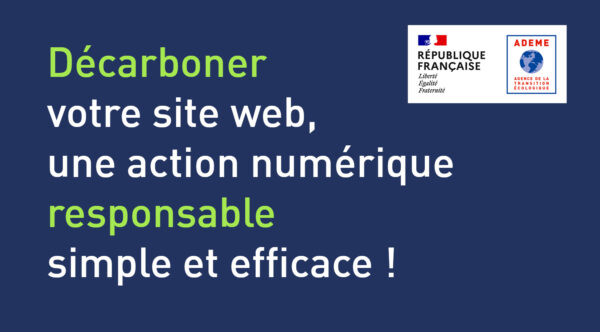 Organisme normand, décarboner votre site web !