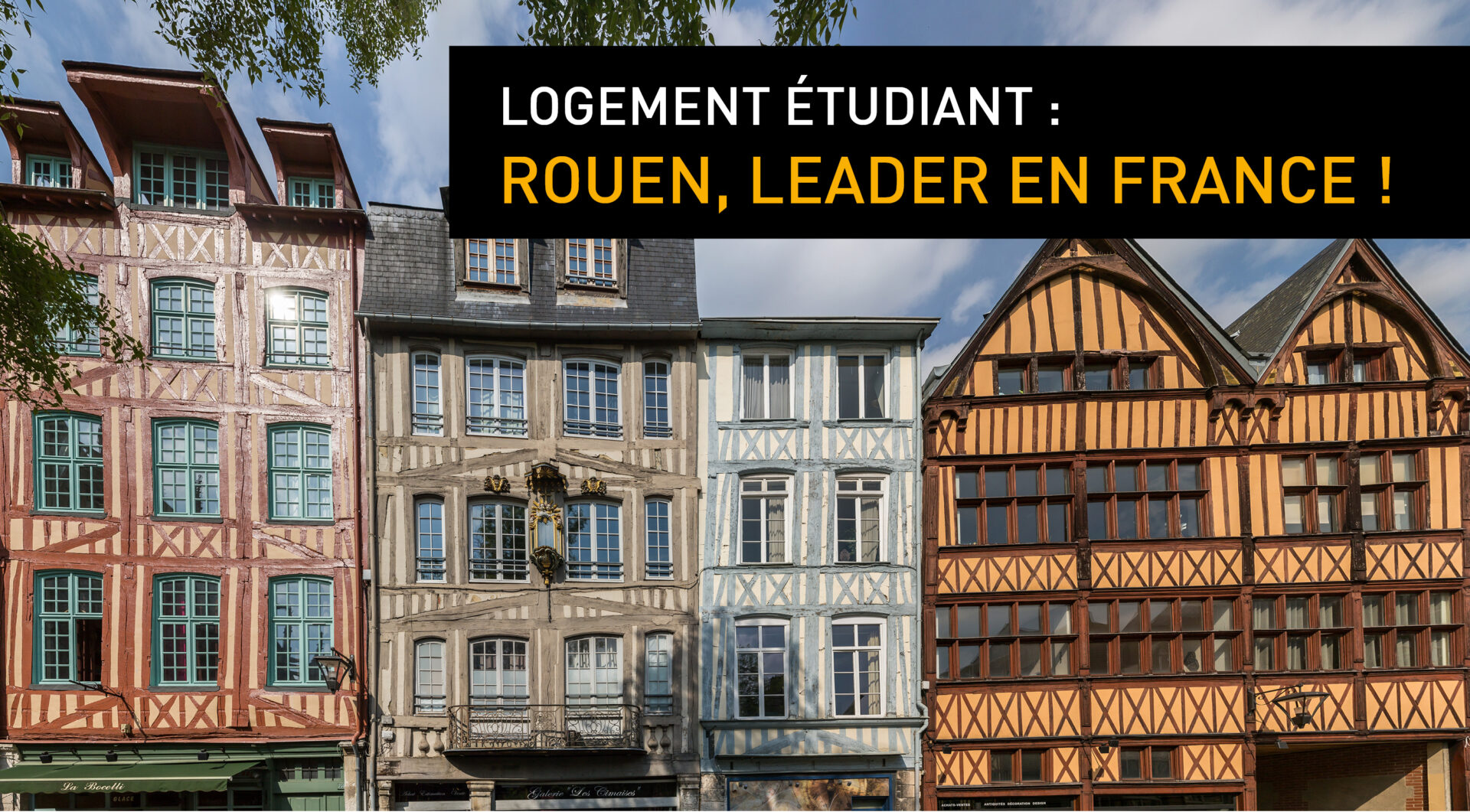 Logement étudiant : Rouen, leader en France !