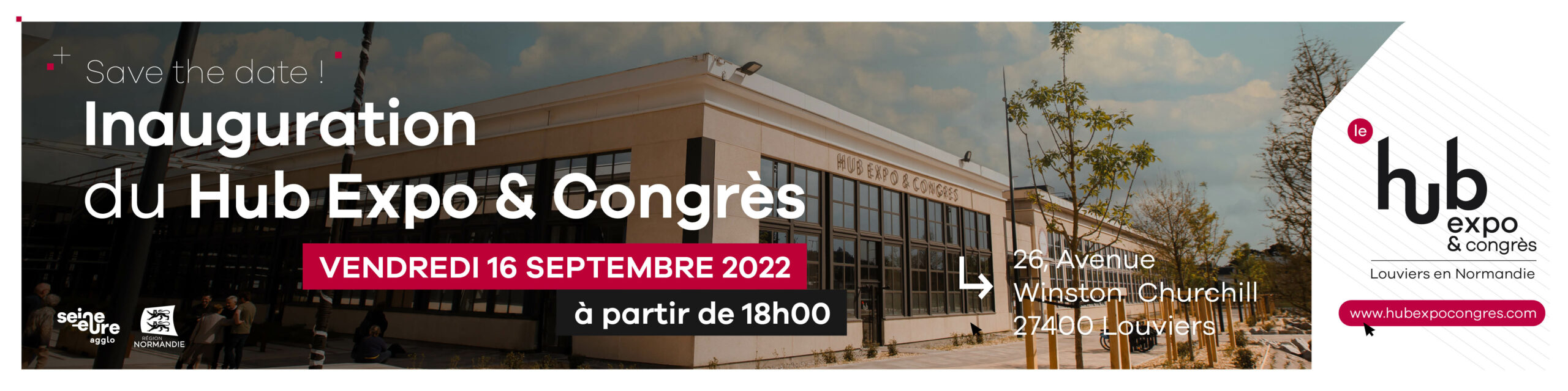 Inauguration du Hub Expo & Congrès à Louviers