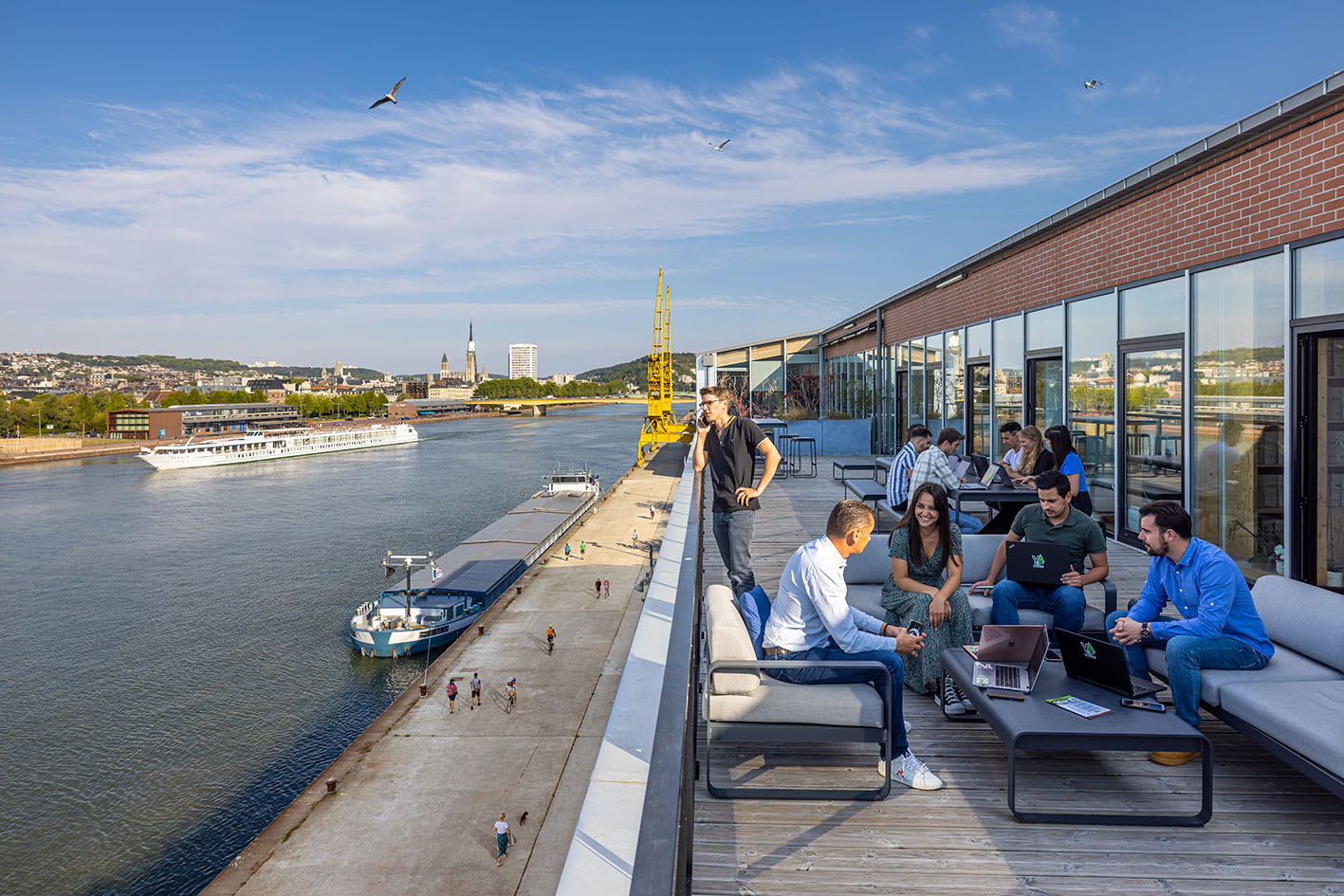 Rouen les quais de Seine ©Martin Flaux