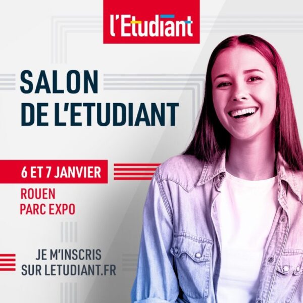 Le salon de l’étudiant à Rouen les 6 et 7 janvier 2023