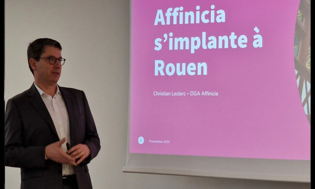 Affinicia s’implante à Rouen et annonce la création de 100 emplois