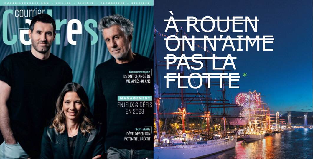 Rouen s’affiche dans le magazine Courrier Cadres