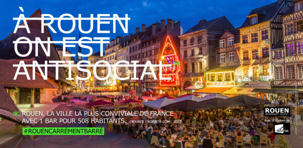 Plus de 100 ambassadeurs soutiennent la campagne #ROUENCARRÉMENTBARRÉ