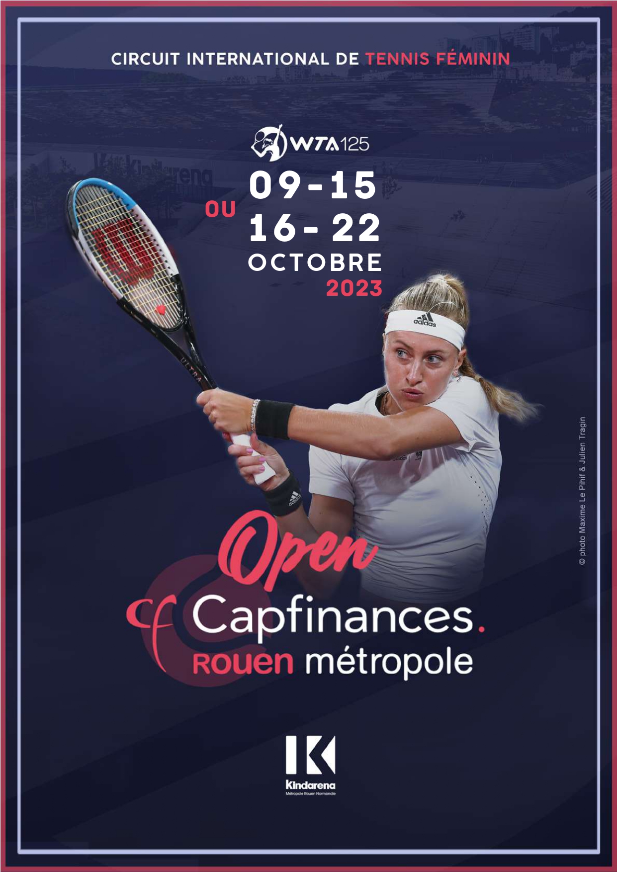 Le circuit mondial de tennis féminin WTA fera étape à Rouen en 2023