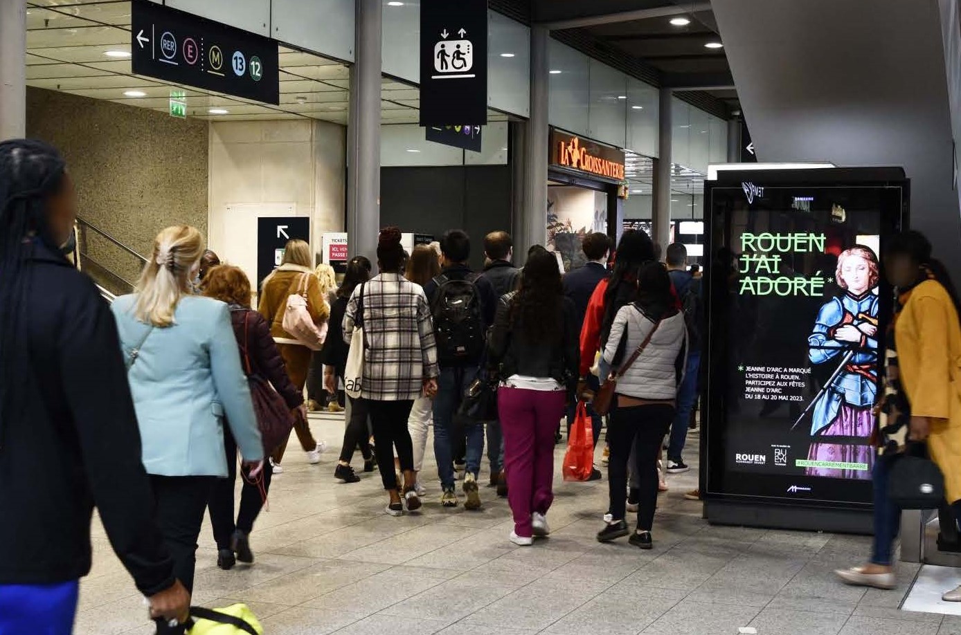 Le territoire de Rouen s’est exposé en gare St-Lazare en partenariat avec Rouen Tourisme