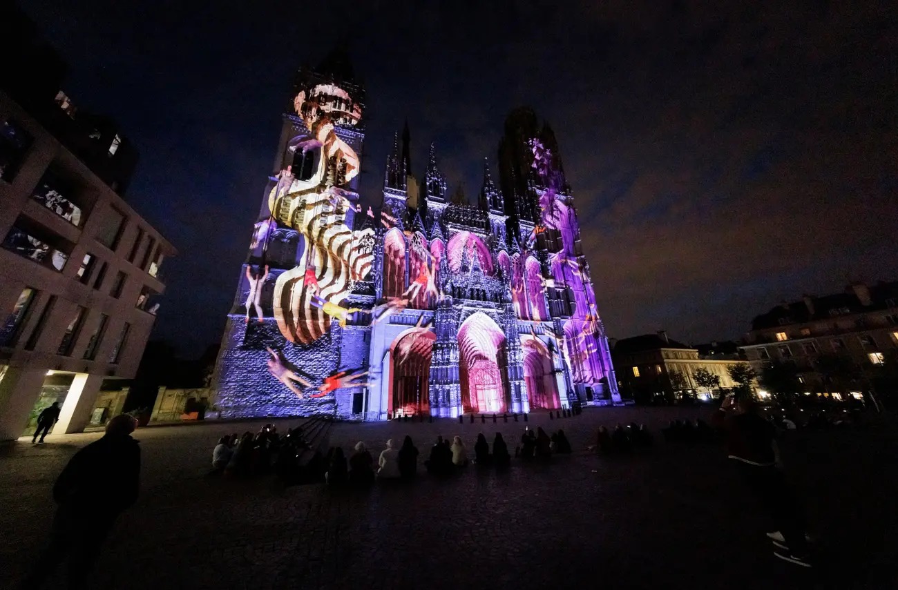 A découvrir à Rouen : la Cathédrale en habit de lumière pendant tout l’été