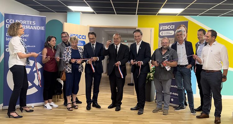 L’ESCCI, l’École Supérieure CCI, ouvrent un nouveau campus à Louviers, au Hub 4.0