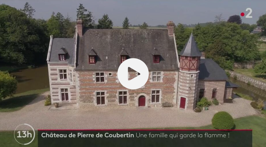 Au cœur du château de Pierre de Coubertin, le fondateur des Jeux olympiques