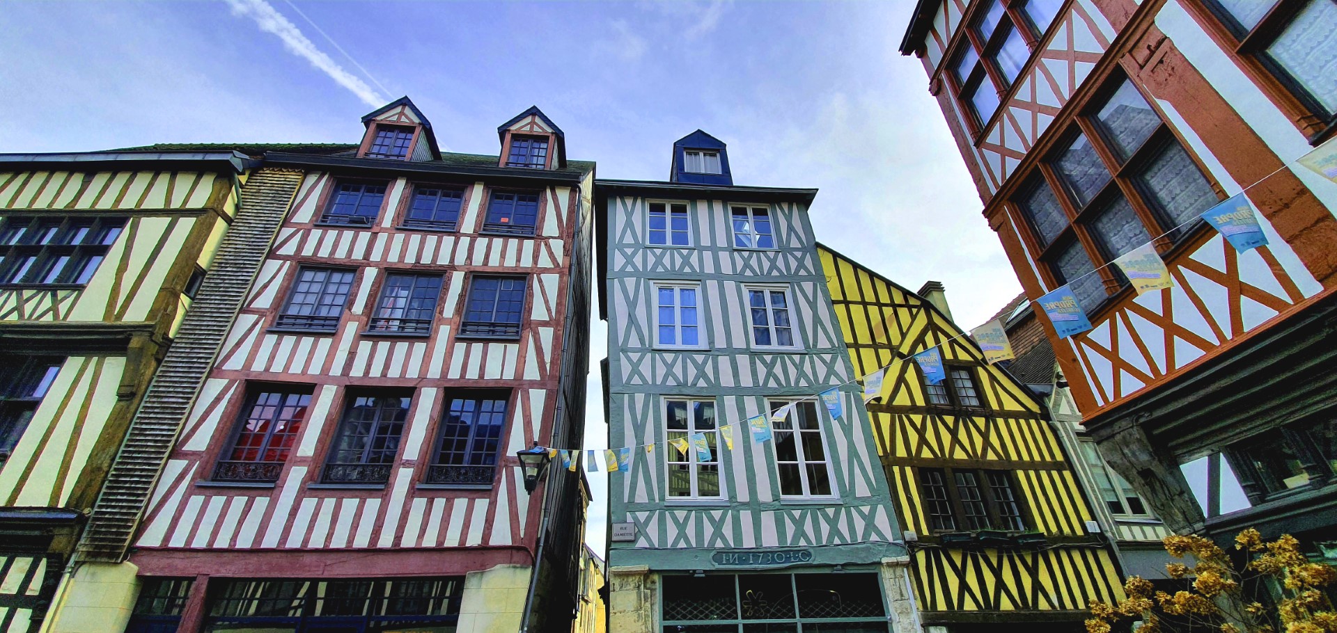 Rouen, première ville à colombages de France ©RNI
