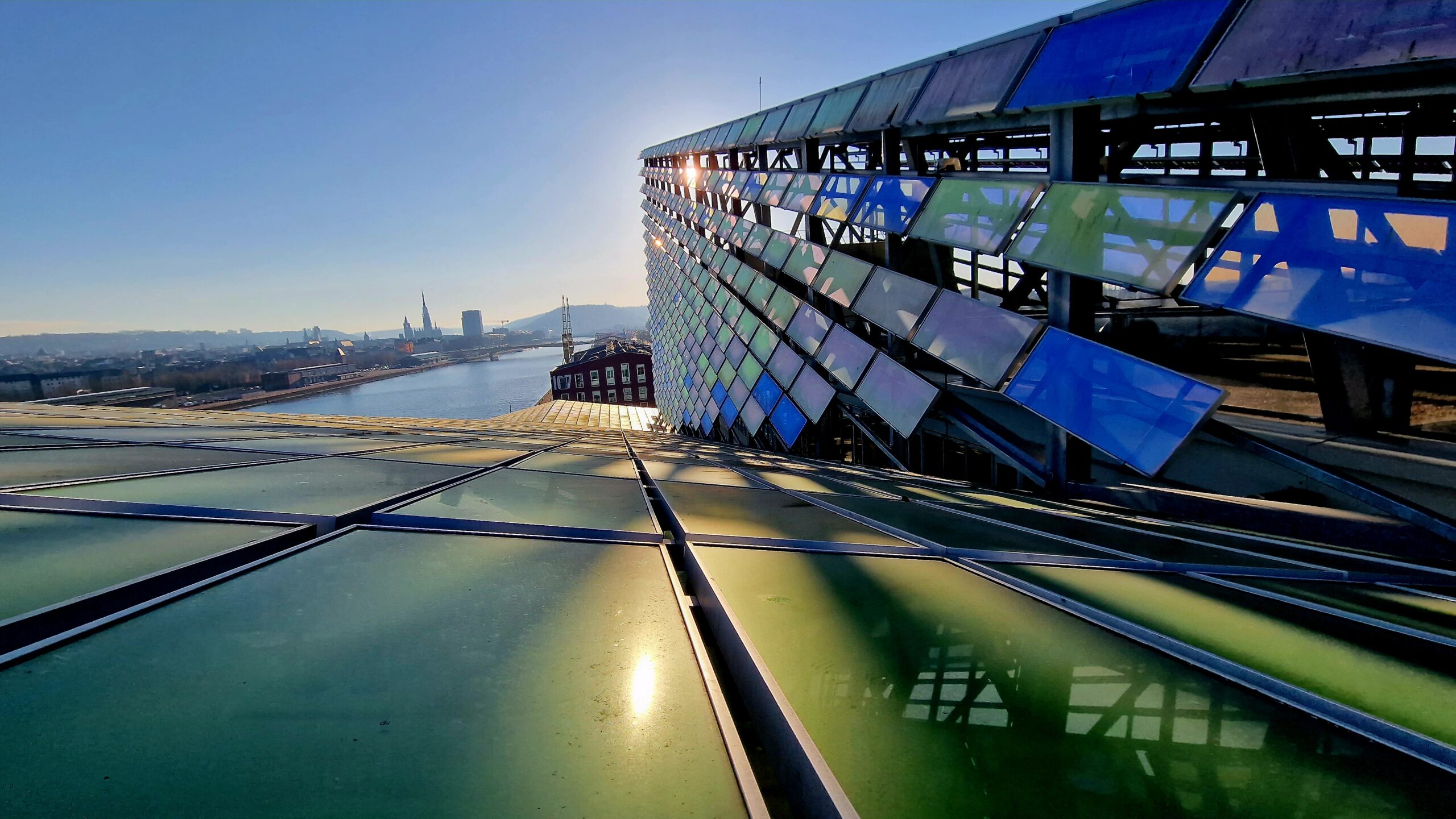 Vue de Rouen depuis le 107 ©RNI