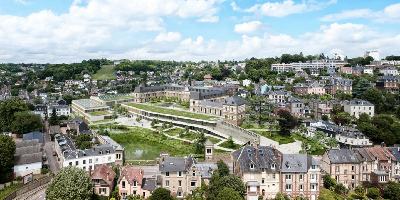 Modernité et Histoire se côtoient à Rouen : la métamorphose spectaculaire de l’école normale
