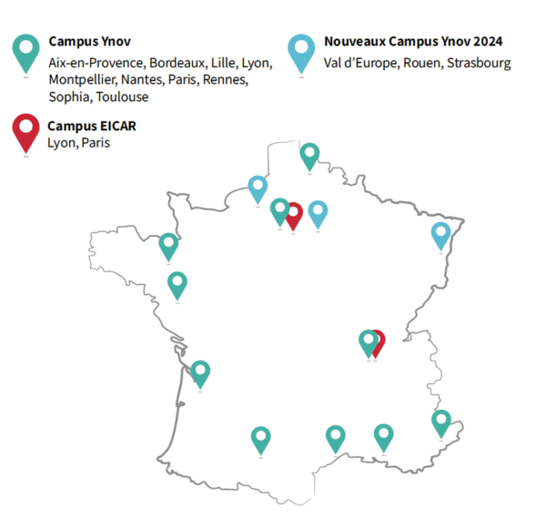 Près de 11 000 étudiants sur 15 campus