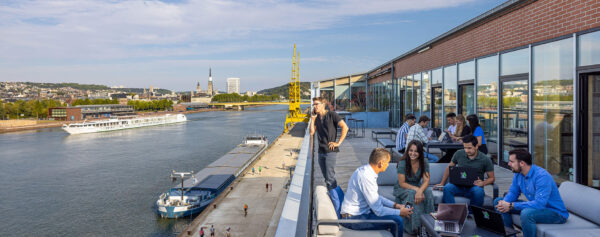 Les quais de Rouen depuis le Village by CA ©Martin Flaux