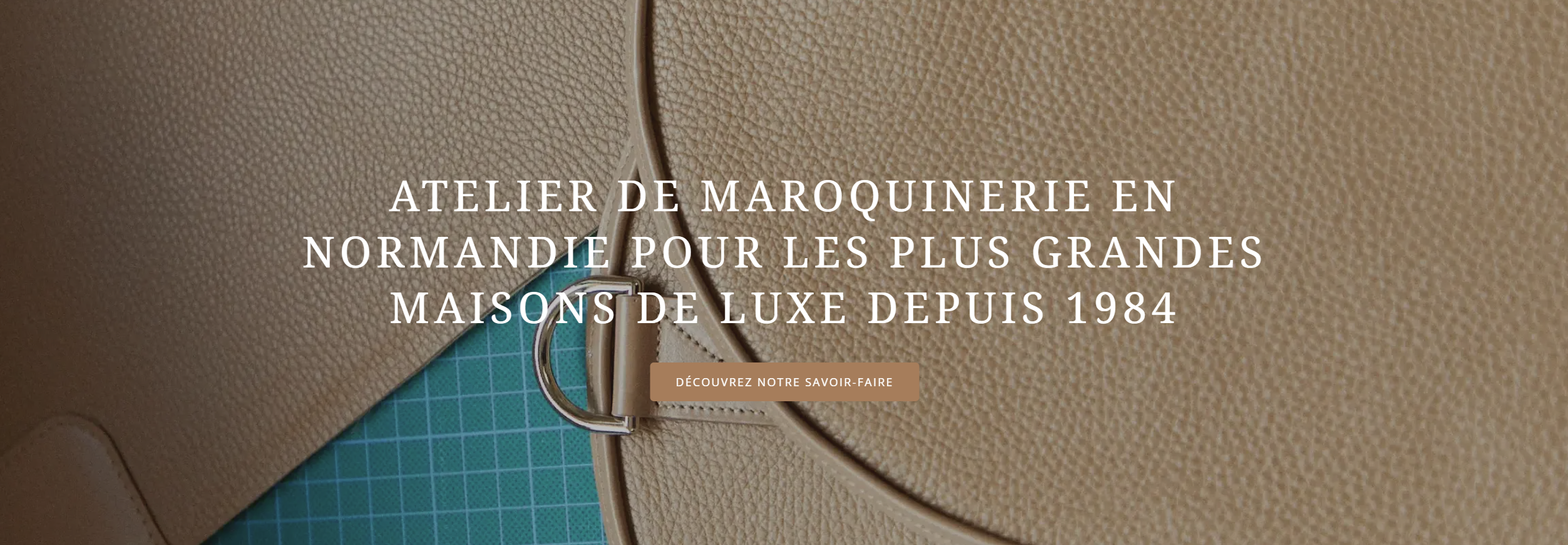 Extrait du site internet de Cuir du Vaudreuil https://www.cuirduvaudreuil.com/