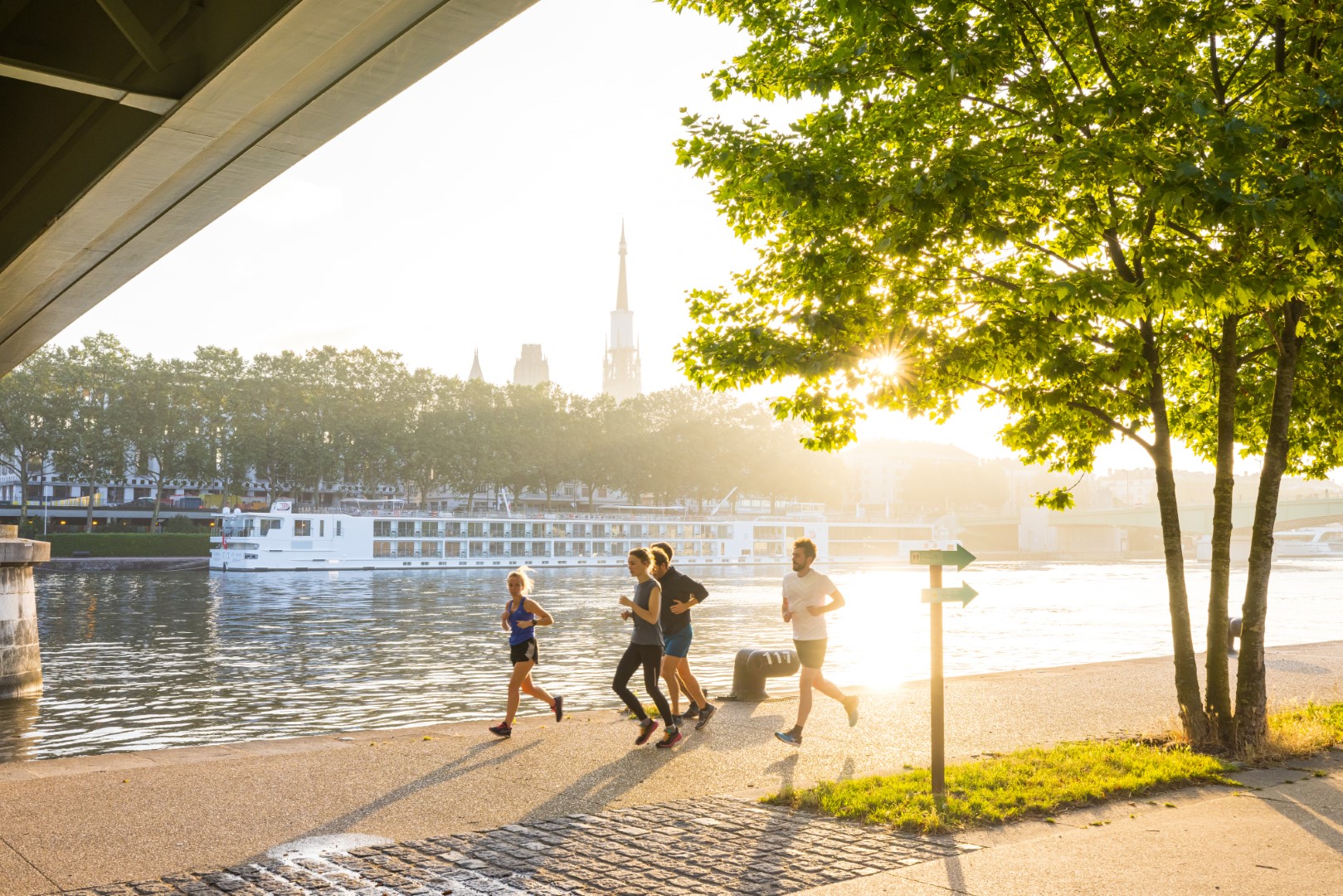 Les quais à Rouen @Martin Flaux