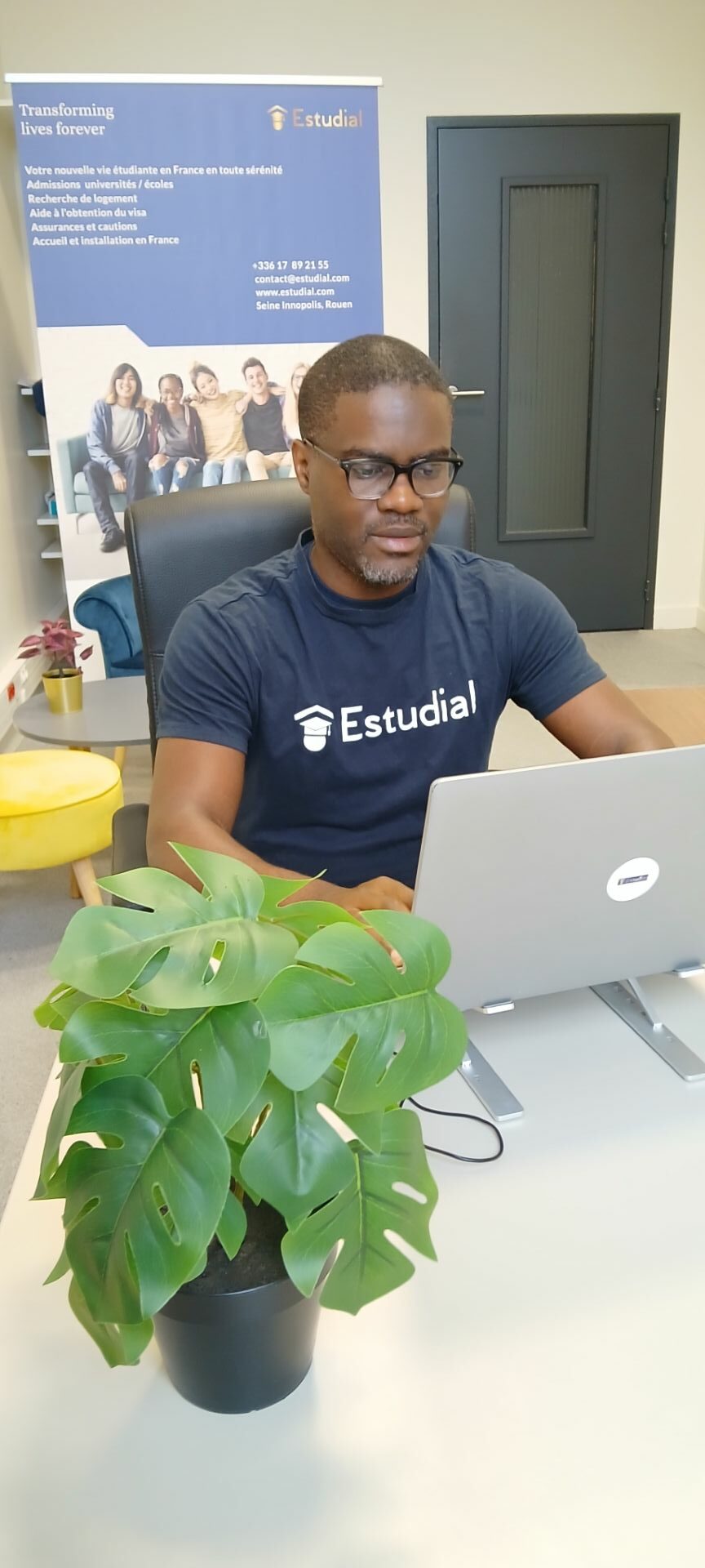 Jean Louis Kouo, fondateur d'Estudial