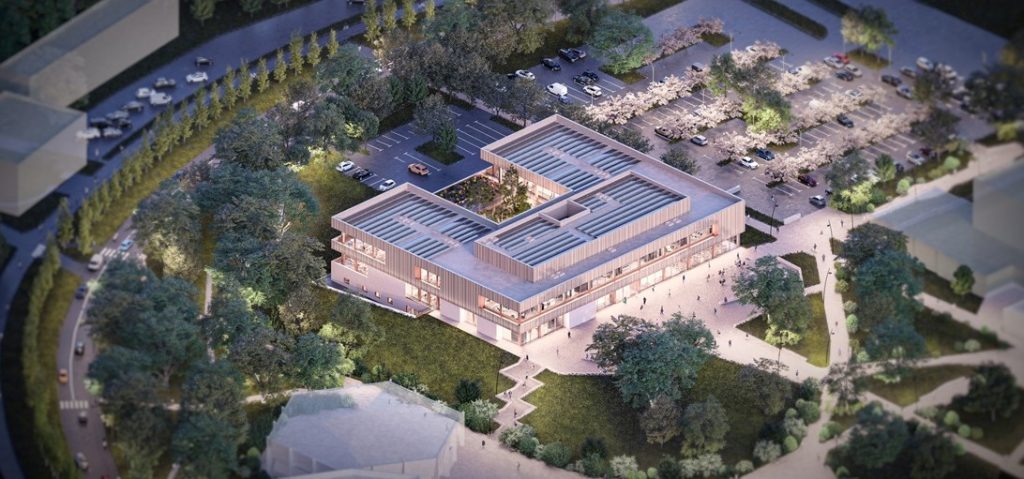 Le projet retenu s’étendra sur une surface totale de 7 200 m2. ©Crédit photo  : Basalt architecture - AZ architectes - UnivRouen 