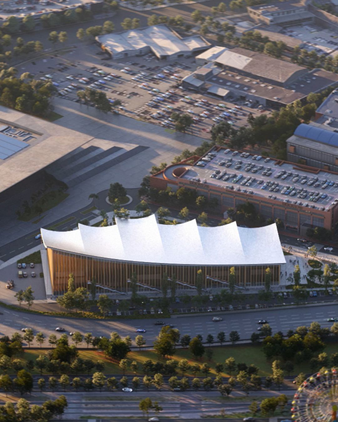 Le futur centre des congrès de Rouen - Crédit photo : AT Chain