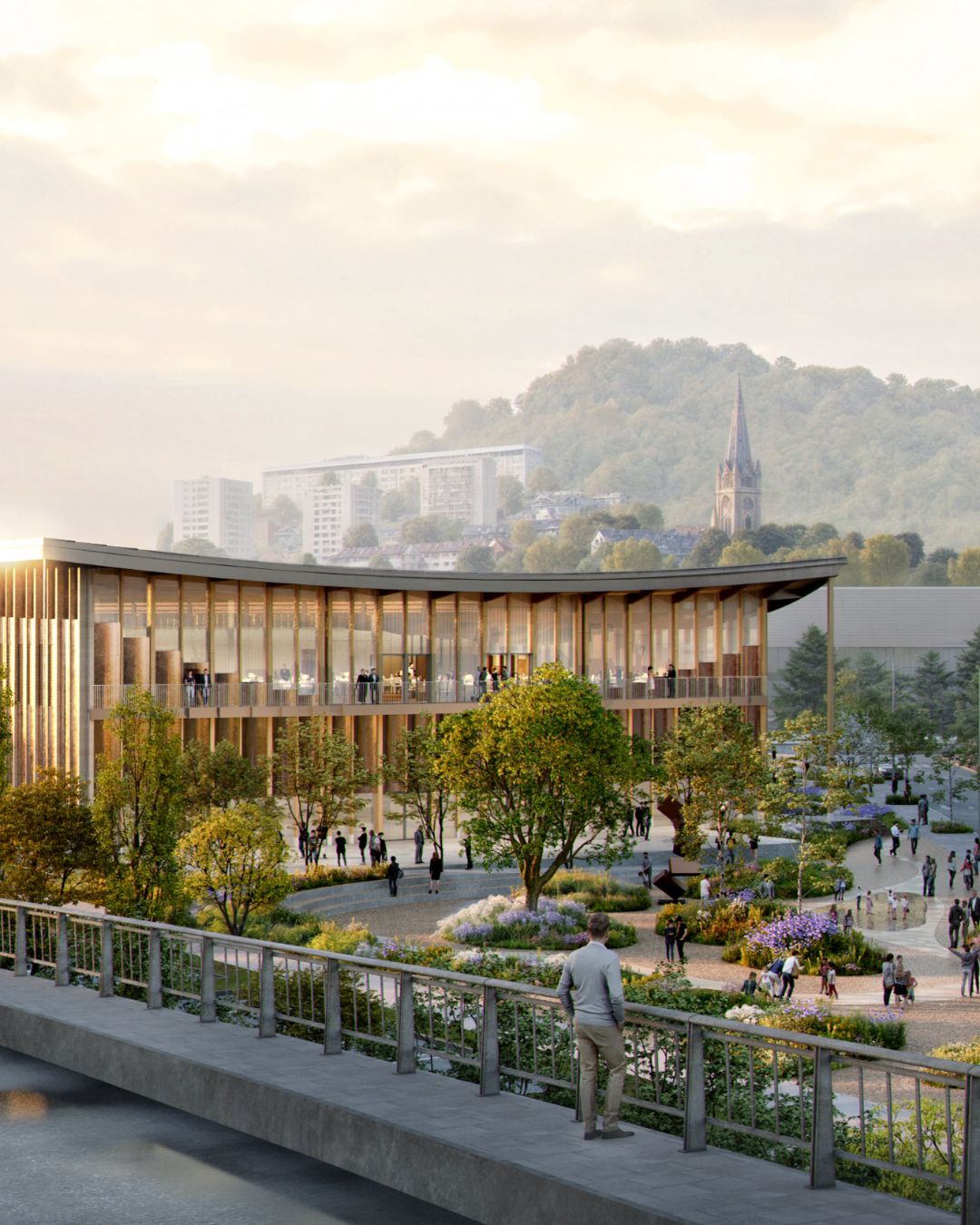Le futur centre des congrès de Rouen - Crédit photo : AT Chain