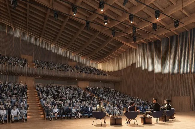 Le futur centre des congrès de Rouen - Crédit photo : AT Chain