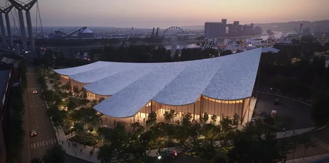 Le futur centre des congrès de Rouen - Crédit photo : AT Chain