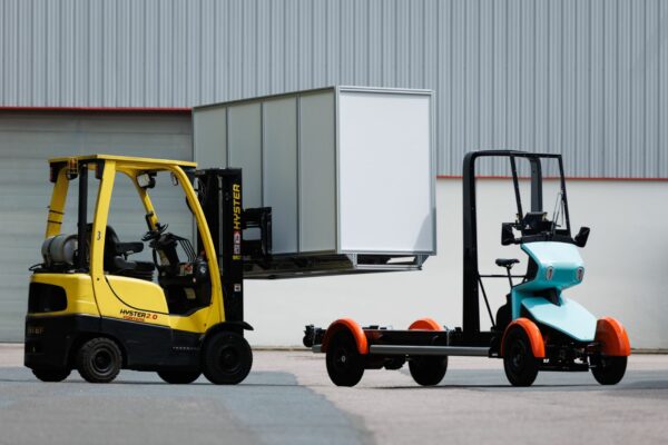 Human-Mob a également décliné son concept pour les professionnels de la logistique avec le Waylipro ©David Morganti