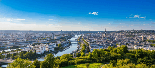 Vue de la côte Saint Catherine ©RNI