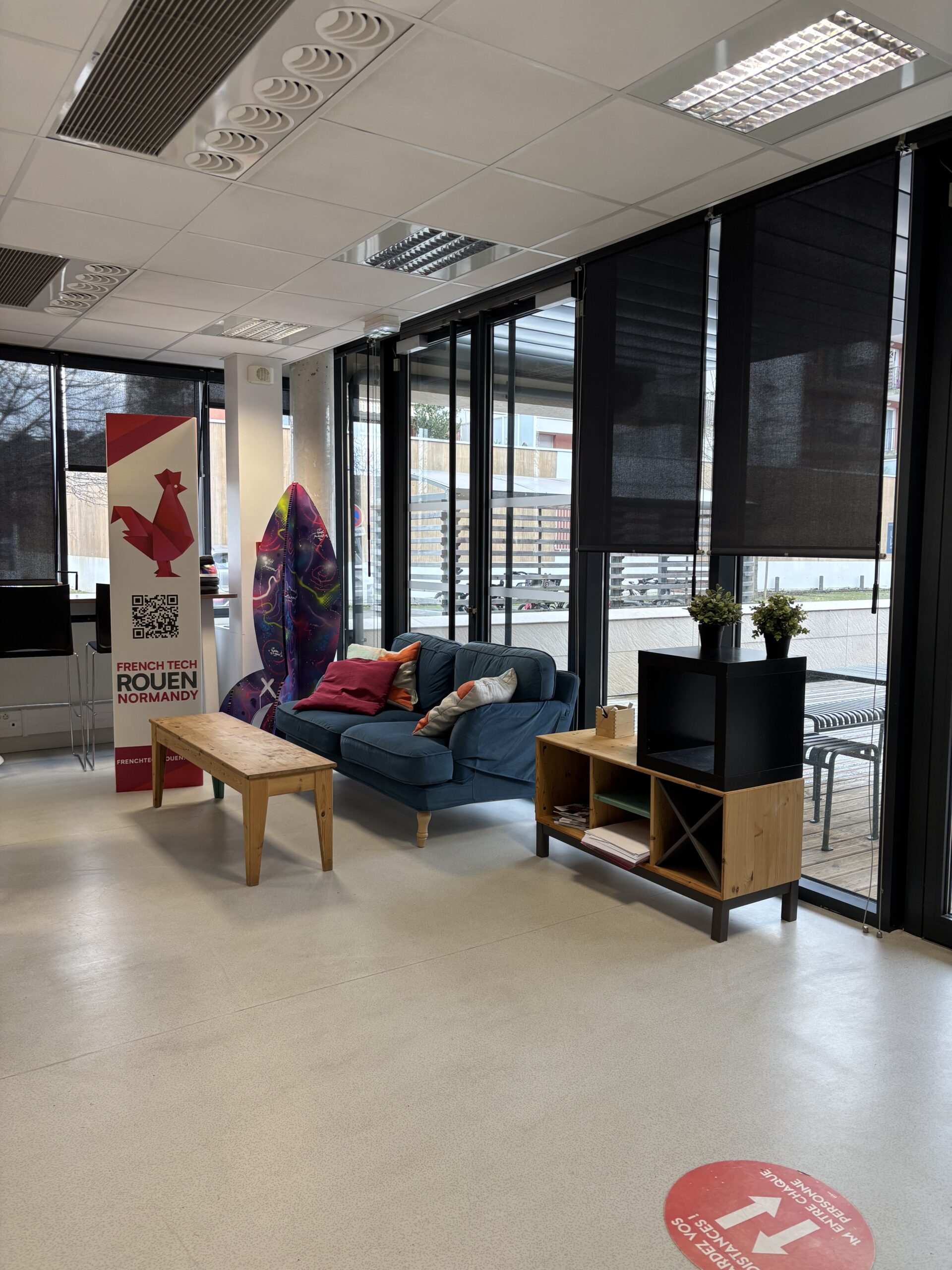 Espace de travail de Normandie Numérique ©RNI