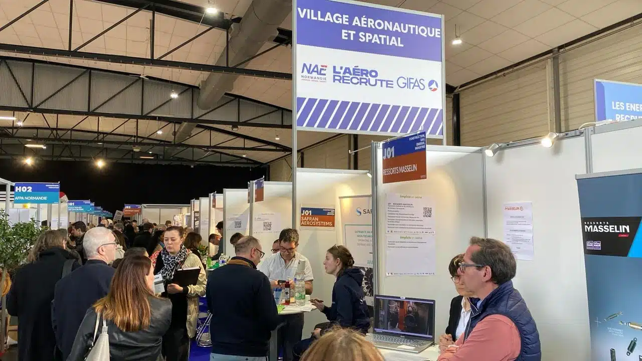 À Rouen, 16 entreprises mobilisées pour recruter dans l’aéronautique