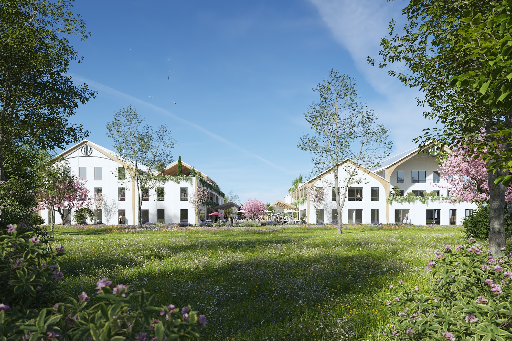 Station R : un nouveau pôle de vie et de services au cœur de la Plaine de la Ronce ©CAPHORNPROMOTION