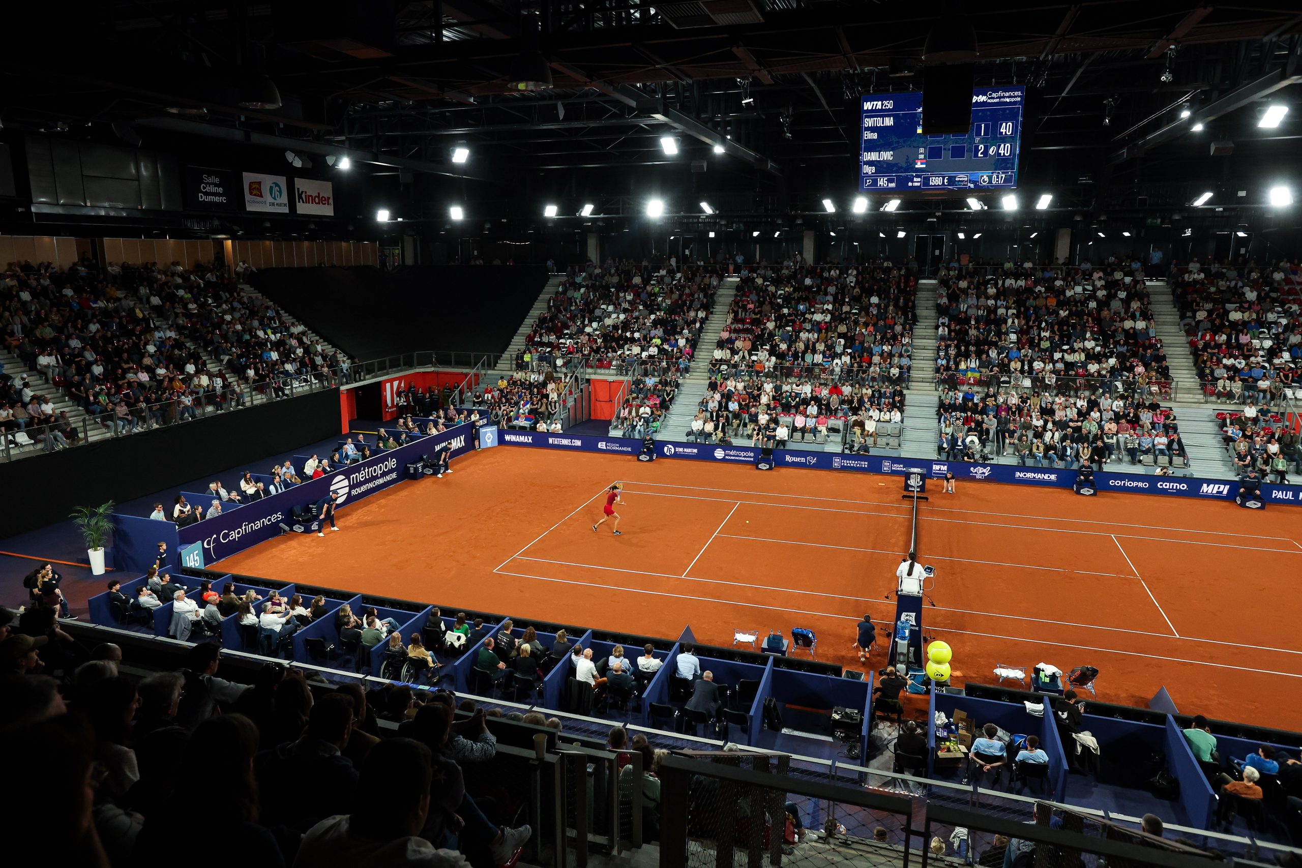 ©Maxime Le Pihif - Elina Svitolina vs Olga Danilovic - Open Capfinances Rouen Métropole 2025
