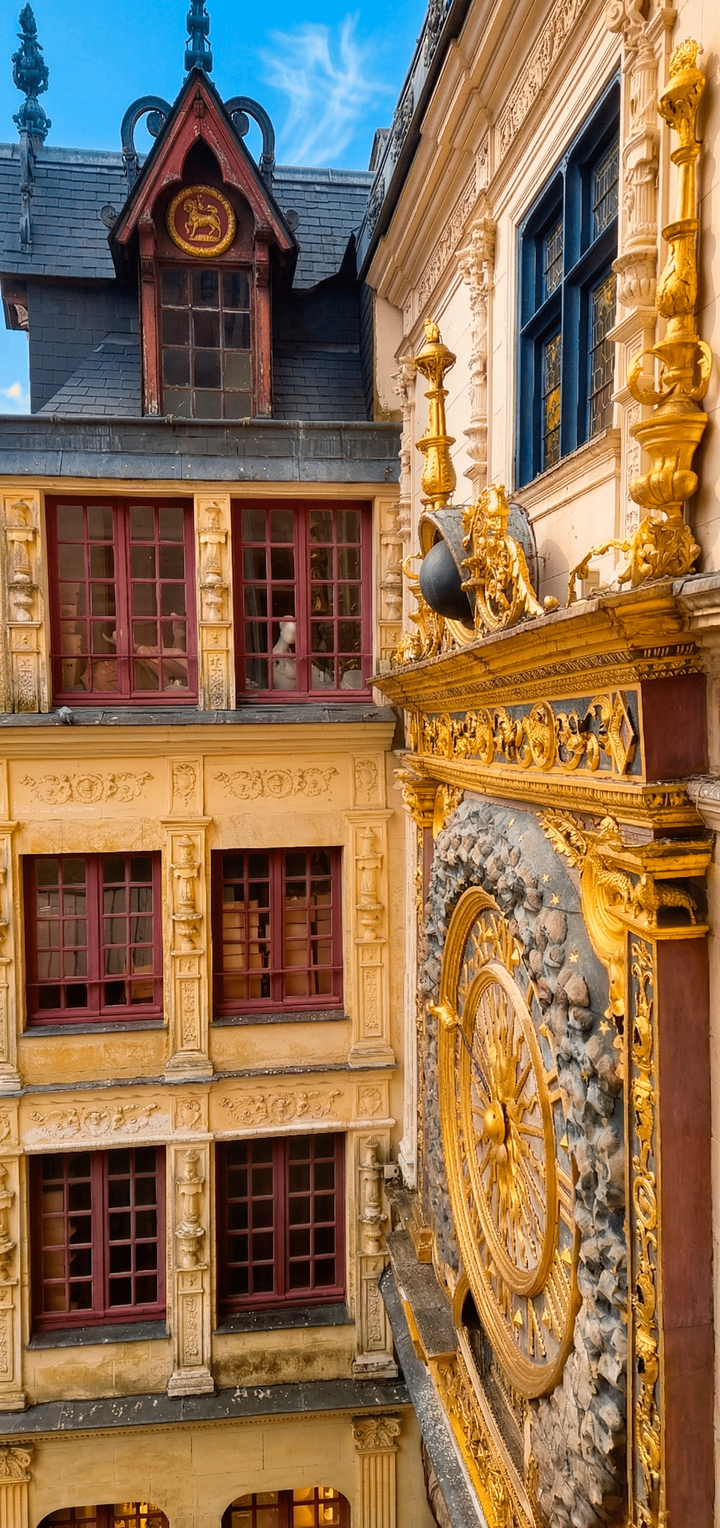 Vue du Gros Horloge à Rouen ©RNI