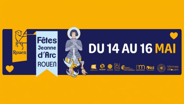 ©Bannière ville de Rouen - Fêtes Jeanne d'Arc 2026