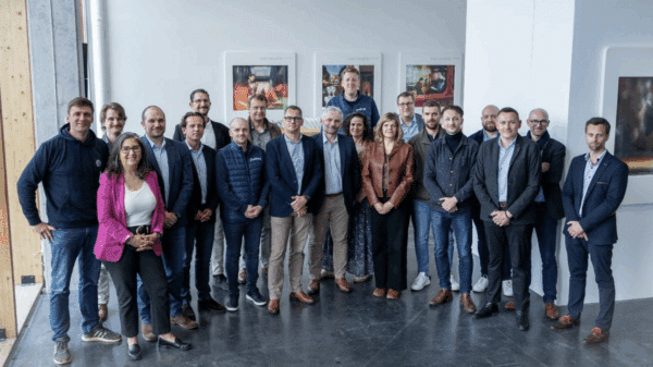 L’équipe de la Banque des Transitions et ses partenaires, réunis lors de la soirée de lancement le 5 mai 2026 au Centre ©CA Normandier-Seine