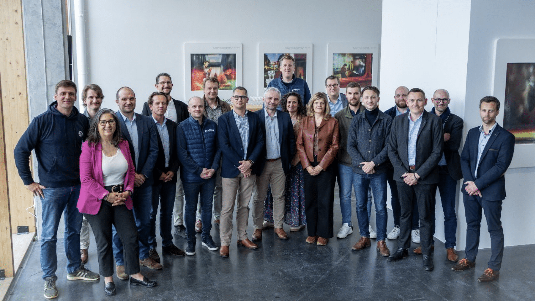 L’équipe de la Banque des Transitions et ses partenaires, réunis lors de la soirée de lancement le 5 mai 2026 au Centre ©CA Normandier-Seine