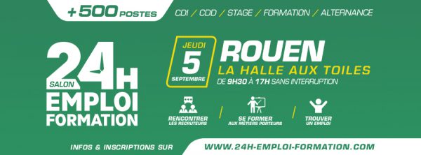 Salon 24h pour l'Emploi et la Formation - Rouen 2019