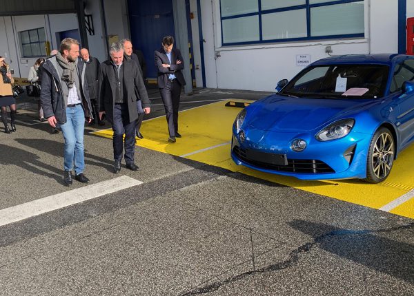 Visite d'Alpine à Dieppe