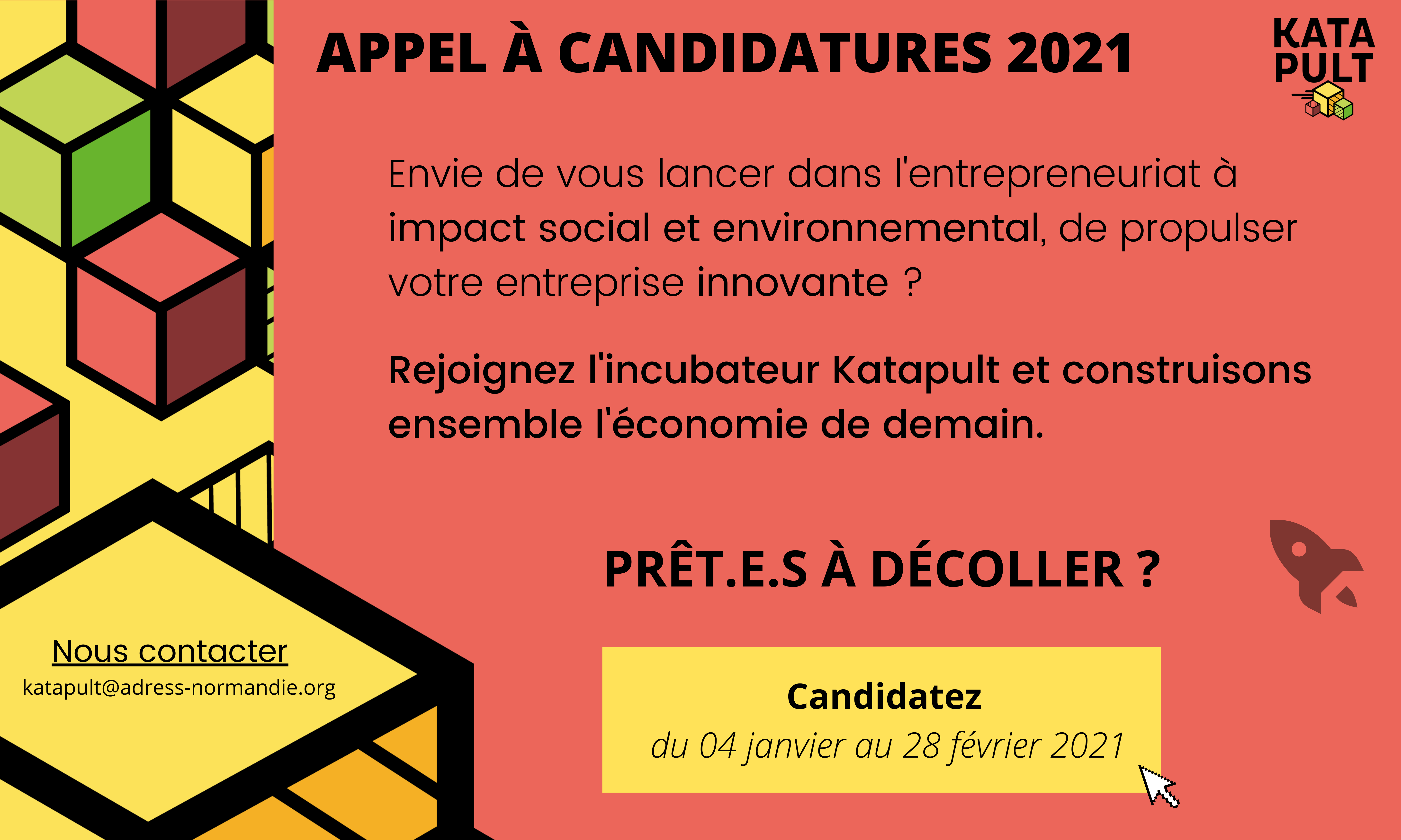 Appel à candidature Katapult 2021