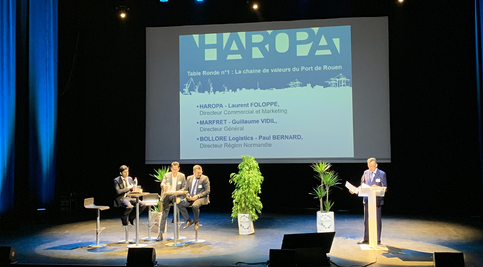 Conférence HAROPA : “Rouen, au cœur de la supply chain conteneurs”