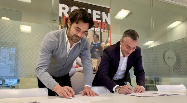 Signature de la Convention de partenariat entre Rouen Normandy Invest et NEOMA ALUMNI