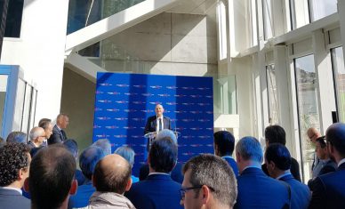 Inauguration siège régional Normandie Centre de Vinci Construction à Rouen