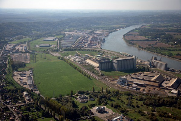 Rouen Vallée de Seine Logistic ©4vents aerial photograph Rouen Vallée de Seine Logistic ©4vents aerial photograph
