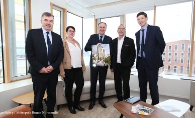 Une convention de développement pour Rouen Flaubert