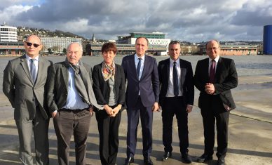 Une convention de partenariat entre Rouen Normandy Invest et Caux Seine développement