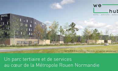 Métropole Rouen Normandie : lancement du parc d’activités We Hub