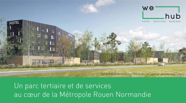 Métropole Rouen Normandie : lancement du parc d’activités We Hub