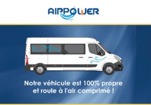 Minibus à air comprimé et son moteur Air Power